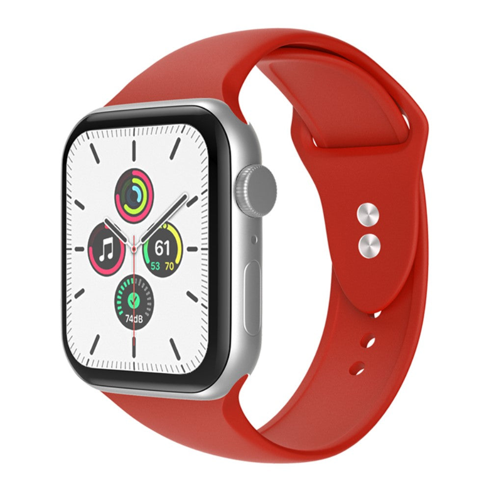 Meget cool Universal Apple Silikone Urrem - Rød#serie_12
