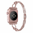 Nydelig Metal Og Rhinsten Universal Rem passer til Apple Smartwatch
