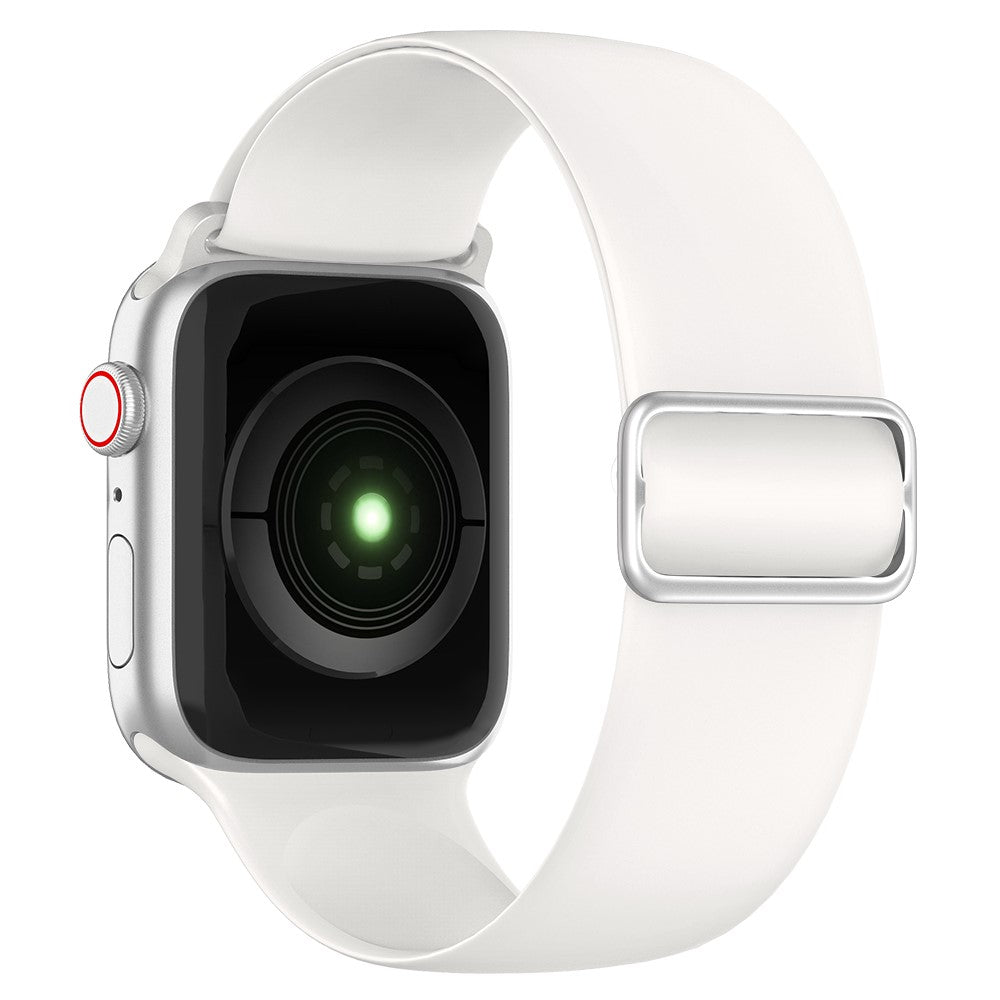 Vildt holdbart Apple Watch Series 7 45mm Silikone Rem - Hvid#serie_1
