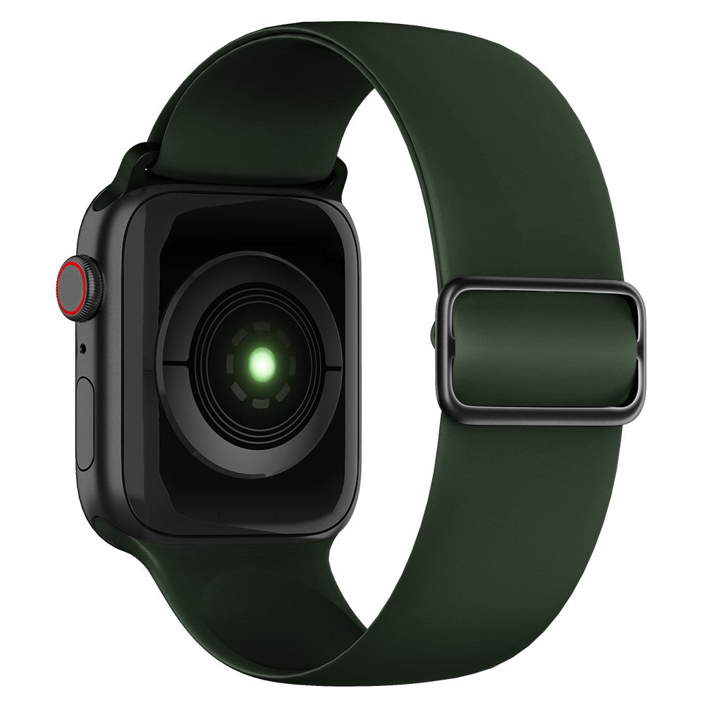 Vildt holdbart Apple Watch Series 7 45mm Silikone Rem - Grøn#serie_5