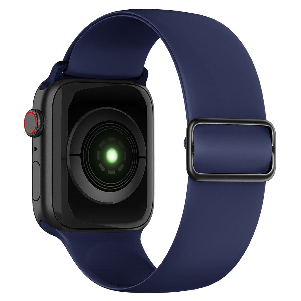 Vildt holdbart Apple Watch Series 7 45mm Silikone Rem - Blå#serie_8