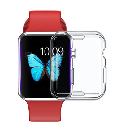 Meget Fed Apple Watch Series 7 45mm Cover med Skærmbeskytter i Silikone - Hvid#serie_010