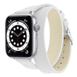 Helt Vildt Sejt Ægte Læder Rem passer til Apple Watch Series 7 45mm