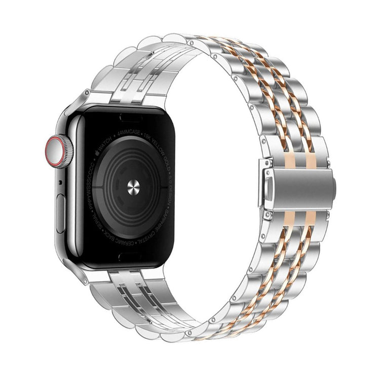 Mega sejt Apple Watch Series 7 45mm Metal Rem - Sølv#serie_4