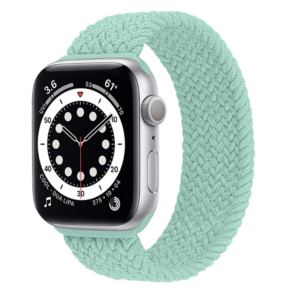 Super hårdfør Apple Watch Series 7 45mm Nylon Rem - Størrelse: L - Grøn#serie_24