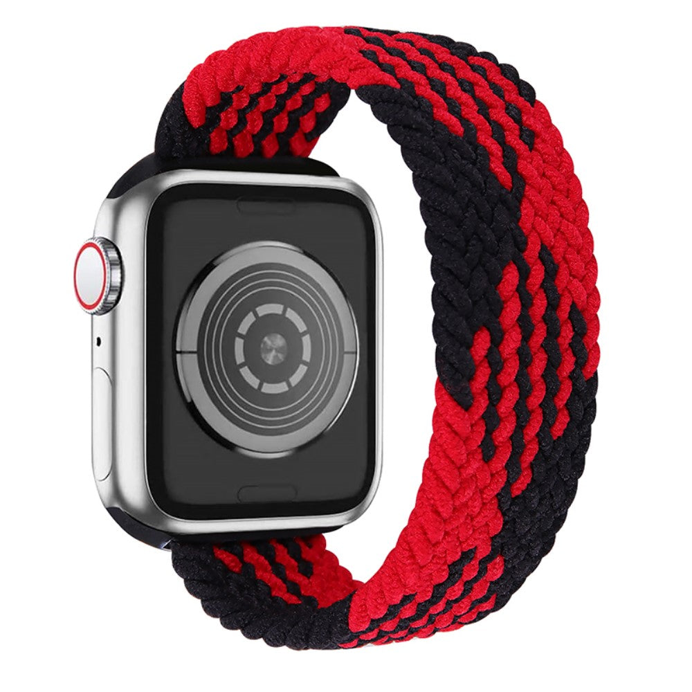Superflot Apple Watch Series 7 45mm Nylon Rem - Størrelse: S - Flerfarvet#serie_11