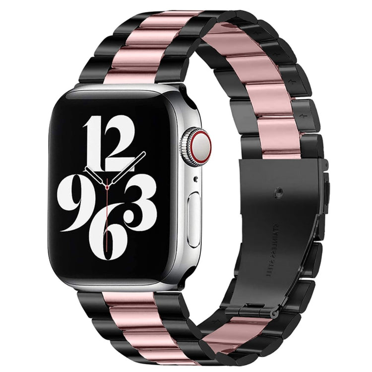 Mega pænt Apple Watch Series 7 45mm Metal Rem - Pink#serie_1