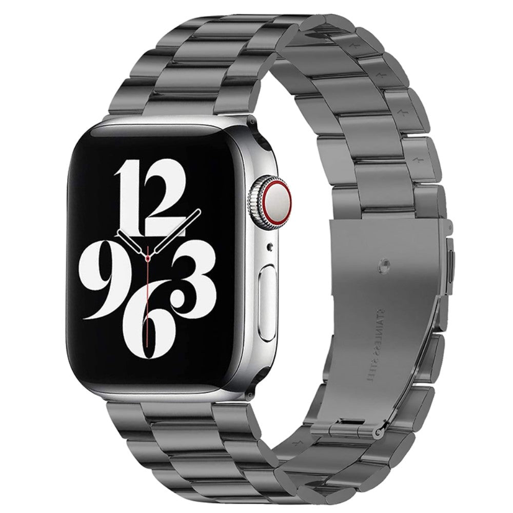 Mega pænt Apple Watch Series 7 45mm Metal Rem - Sølv#serie_10