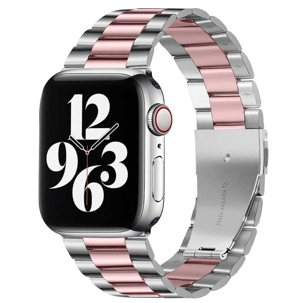 Mega pænt Apple Watch Series 7 45mm Metal Rem - Pink#serie_11