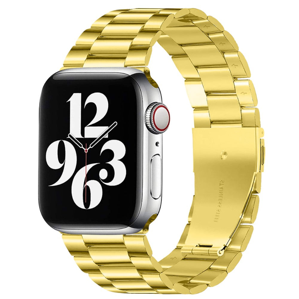 Mega pænt Apple Watch Series 7 45mm Metal Rem - Guld#serie_5