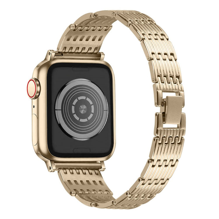 Helt vildt kønt Apple Watch Series 7 45mm Metal Rem - Guld#serie_4
