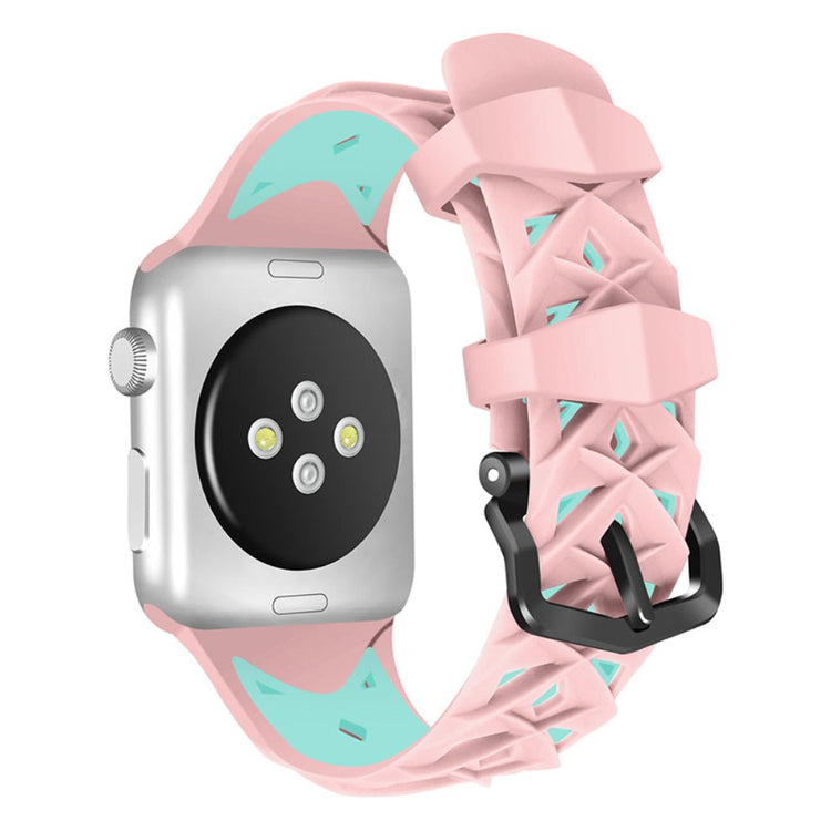 Rigtigt fint Apple Watch Series 7 45mm Silikone Rem - Flerfarvet#serie_5