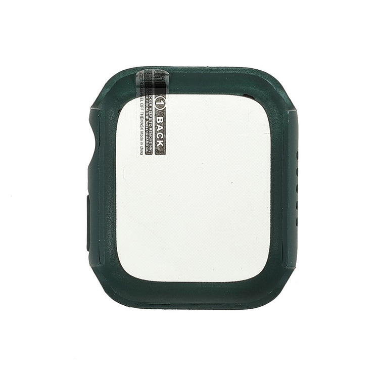 Alle Tiders Apple Watch Series 7 45mm Cover med Skærmbeskytter i Hærdet Glas - Grøn#serie_3