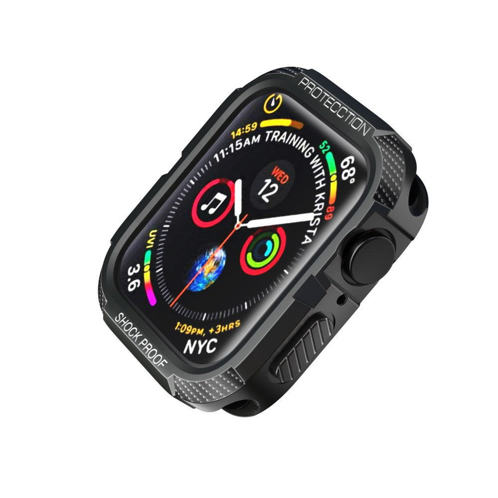 Apple Watch Series 7 45mm  Silikone Bumper  - Sort#serie_4