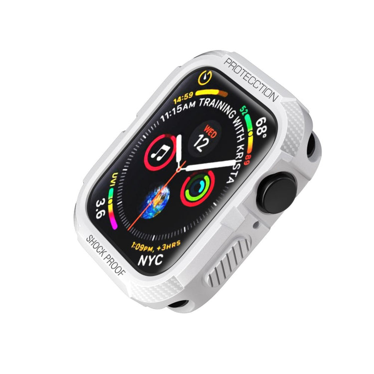 Apple Watch Series 7 45mm  Silikone Bumper  - Hvid#serie_5