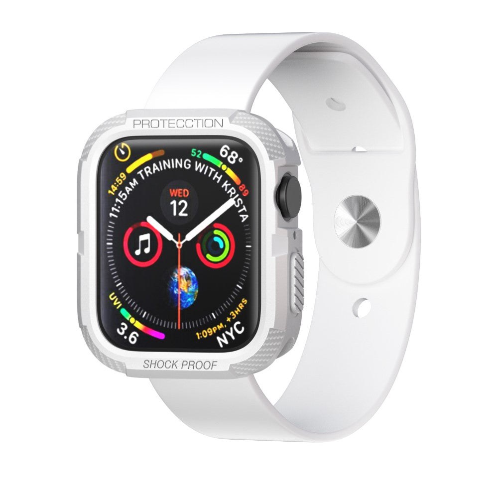 Apple Watch Series 7 45mm  Silikone Bumper  - Hvid#serie_5