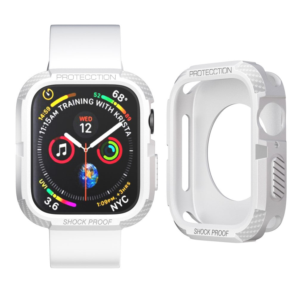 Apple Watch Series 7 45mm  Silikone Bumper  - Hvid#serie_5