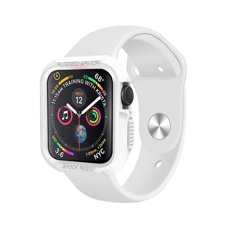 Apple Watch Series 7 45mm  Silikone Bumper  - Hvid#serie_1
