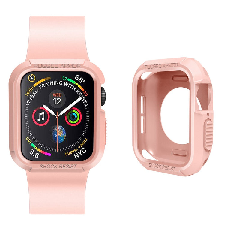 Apple Watch Series 7 45mm  Silikone Bumper  - Pink#serie_2