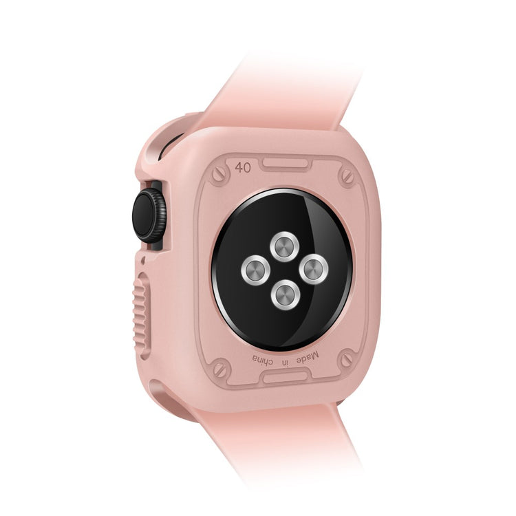 Apple Watch Series 7 45mm  Silikone Bumper  - Pink#serie_2