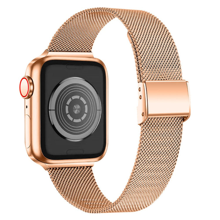 Rigtigt kønt Apple Watch Series 7 45mm Metal Rem - Pink#serie_1