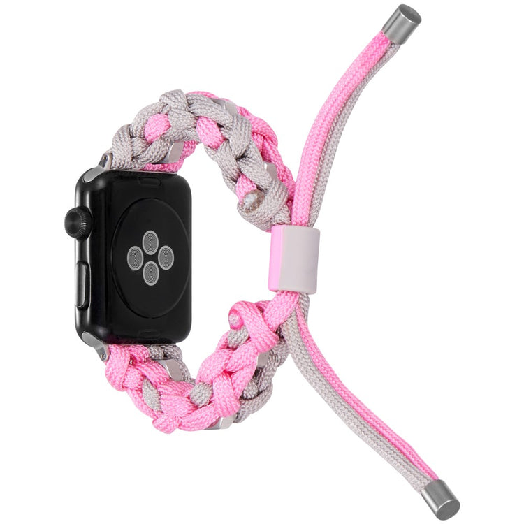 Helt vildt nydelig Apple Watch Series 7 45mm Nylon Rem - Pink#serie_1