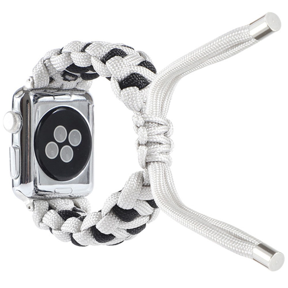 Pænt Apple Watch Series 7 45mm Nylon Rem - Hvid#serie_4