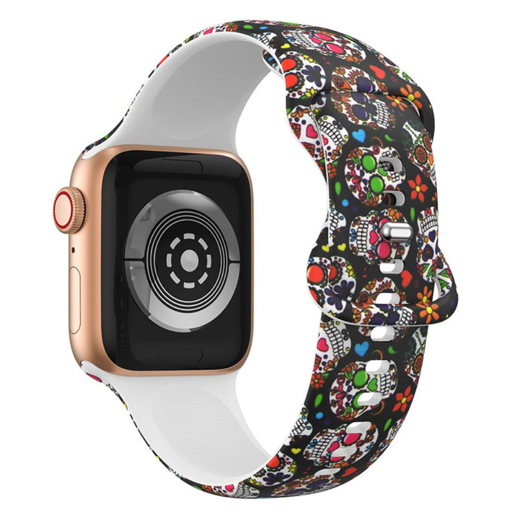 Meget fint Apple Watch Series 7 45mm Silikone Rem - Flerfarvet#serie_10