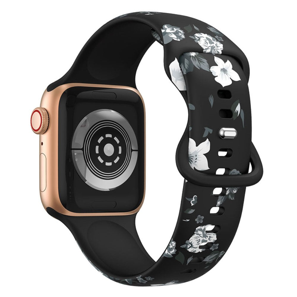 Meget fint Apple Watch Series 7 45mm Silikone Rem - Flerfarvet#serie_7