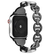 Fremragende Metal Og Rhinsten Rem passer til Apple Watch Series 7 45mm