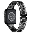 Meget Godt Metal Og Rhinsten Rem passer til Apple Watch Series 7 45mm