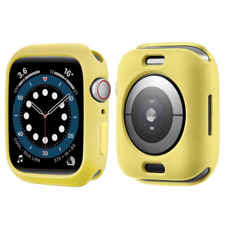 Apple Watch Series 7 45mm  Silikone Bumper  - Gul#serie_13