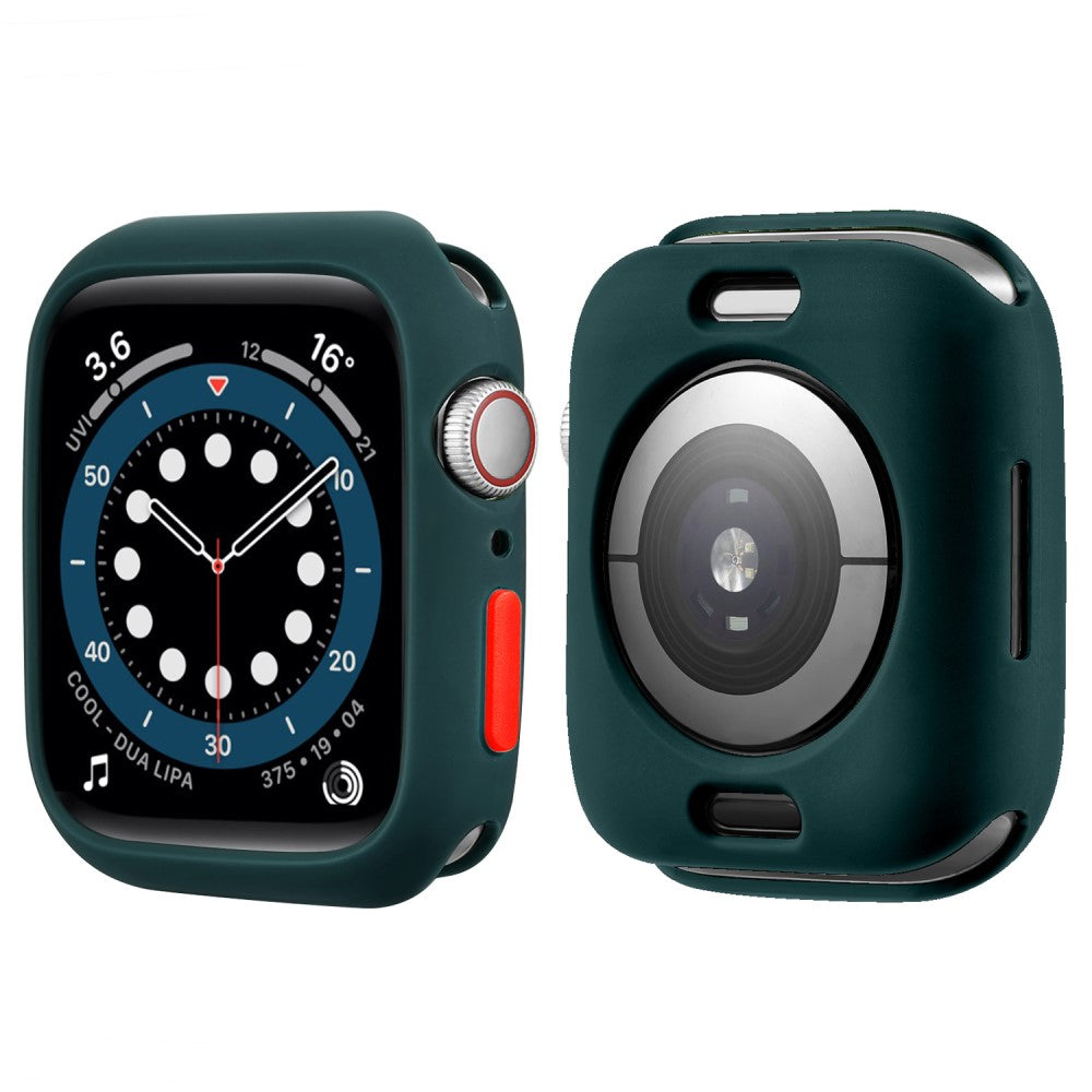Apple Watch Series 7 45mm  Silikone Bumper  - Grøn#serie_17