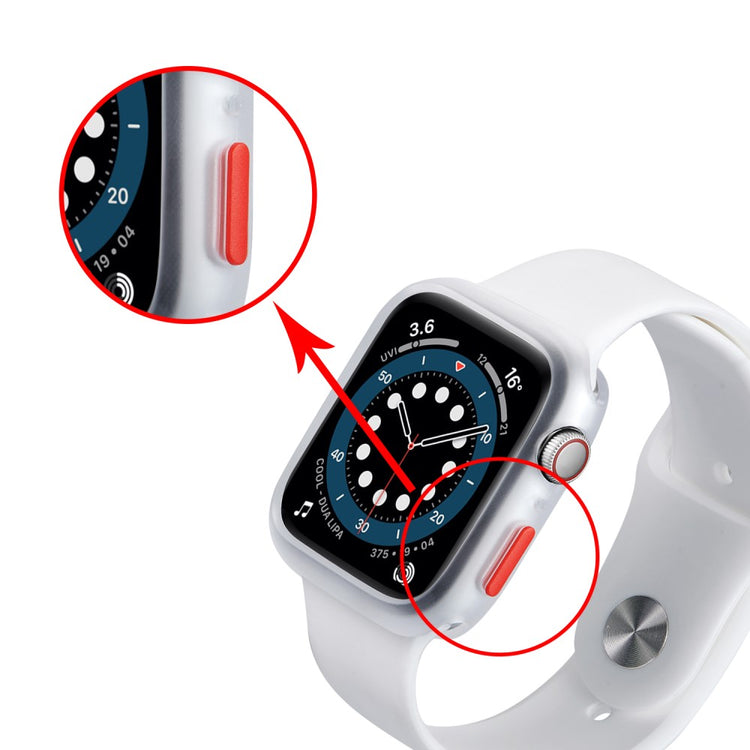 Apple Watch Series 7 45mm  Silikone Bumper  - Gennemsigtig#serie_4