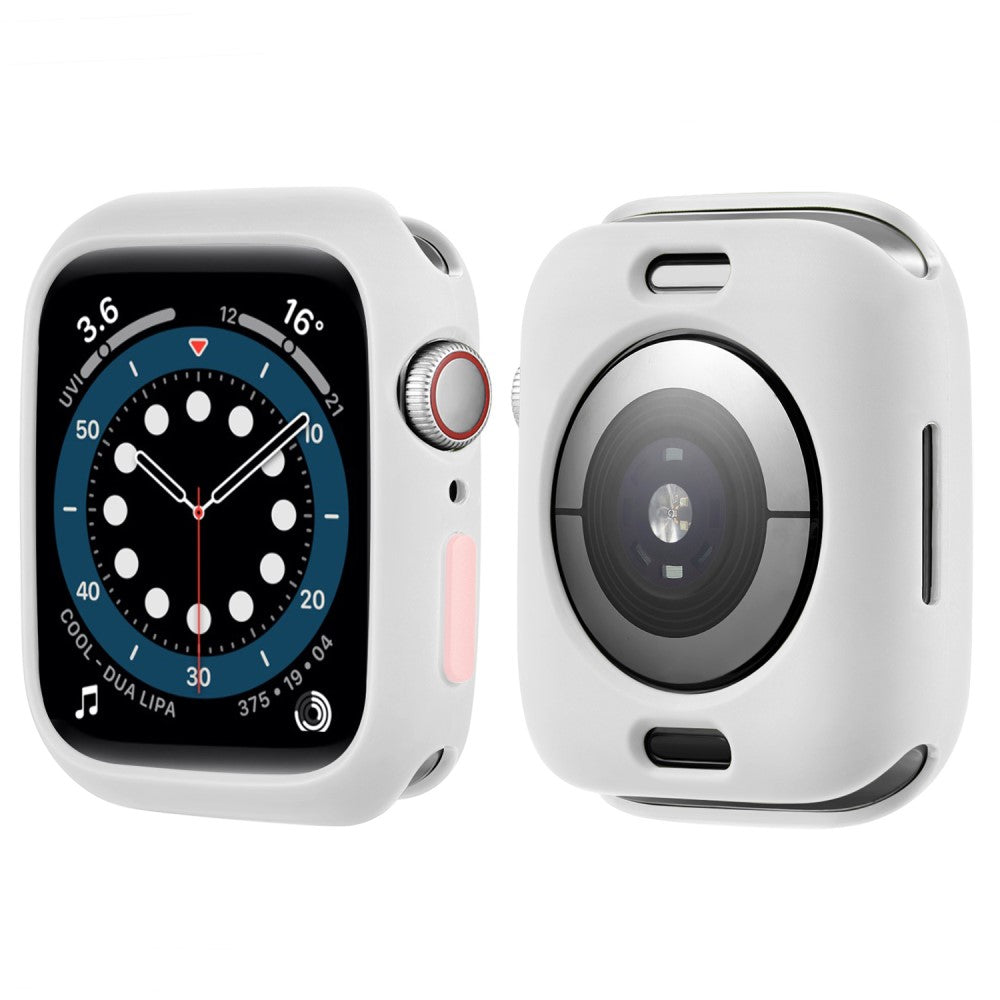 Apple Watch Series 7 45mm  Silikone Bumper  - Hvid#serie_6