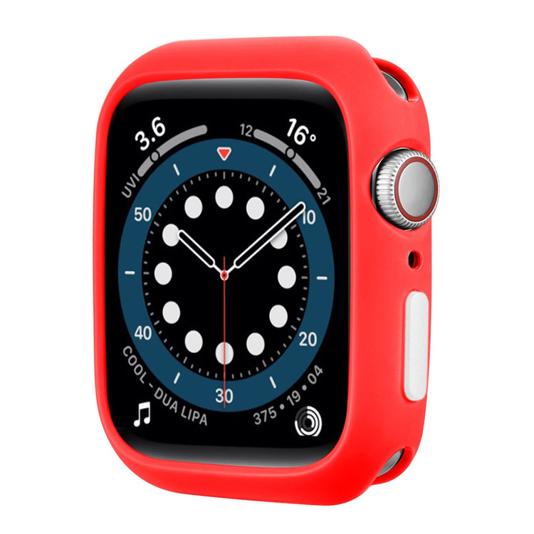 Apple Watch Series 7 45mm  Silikone Bumper  - Rød#serie_7