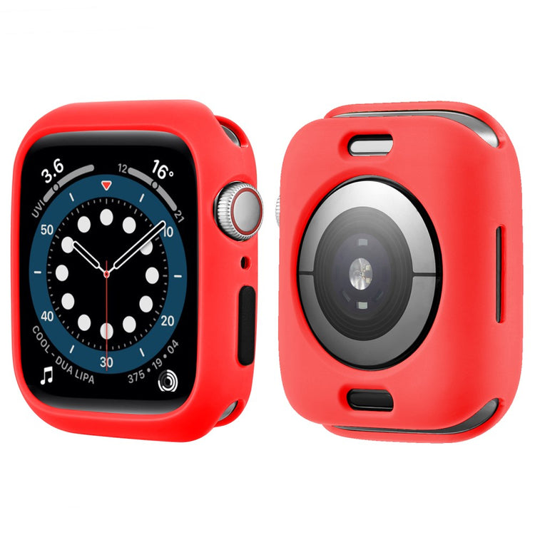 Apple Watch Series 7 45mm  Silikone Bumper  - Rød#serie_8