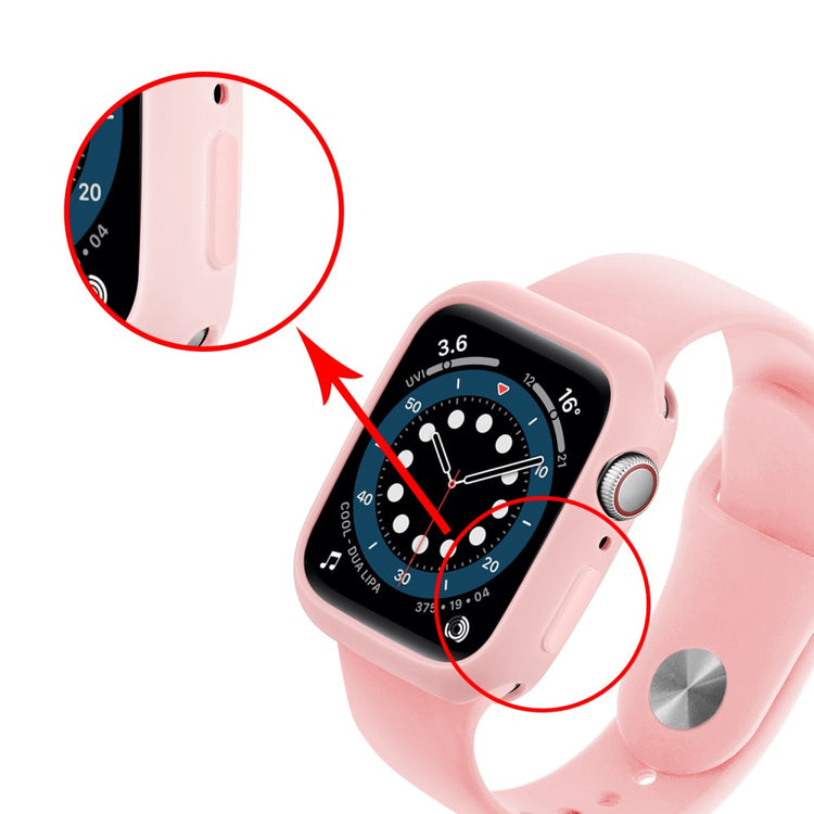 Apple Watch Series 7 45mm  Silikone Bumper  - Pink#serie_9