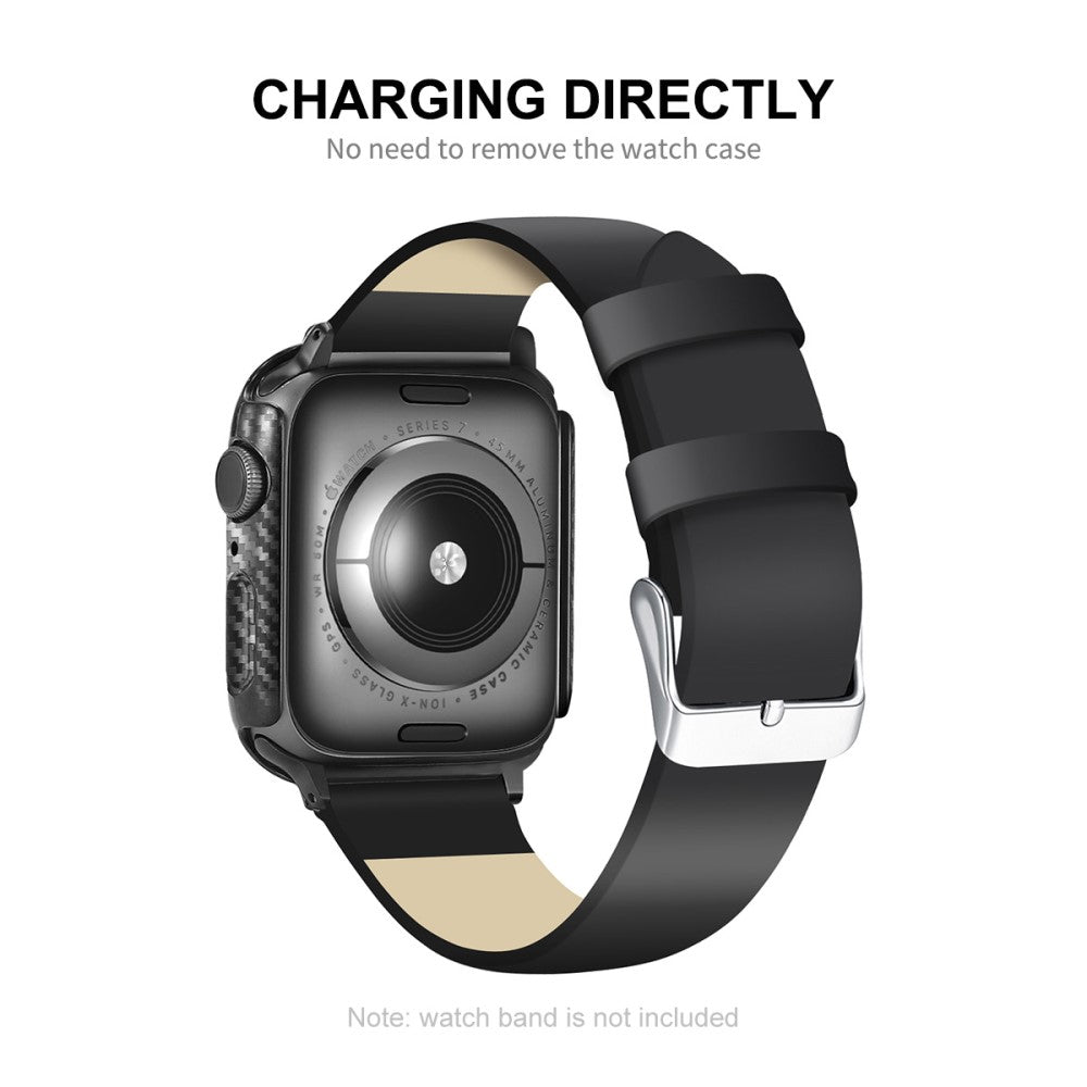 Apple Watch Series 7 41mm Silikone Skærmbeskytter - Gennemsigtig#serie_159