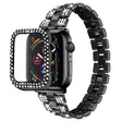 Metal Rem med Cover passer til Apple Watch Series 7 45mm