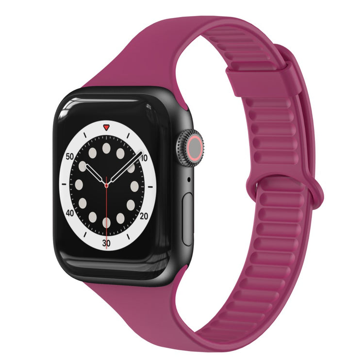 Super kønt Apple Watch Series 7 45mm Silikone Rem - Rød#serie_5