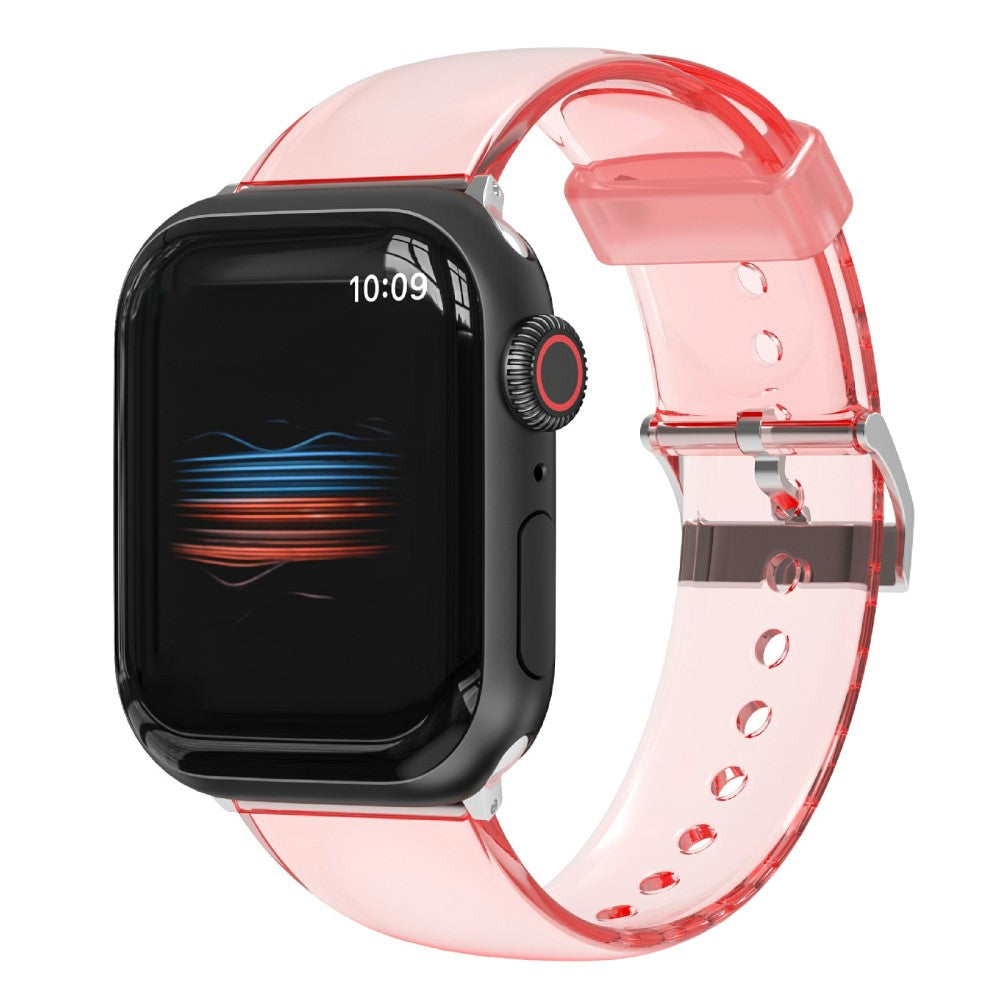 Meget flot Apple Watch Series 7 45mm Silikone Rem - Orange#serie_5