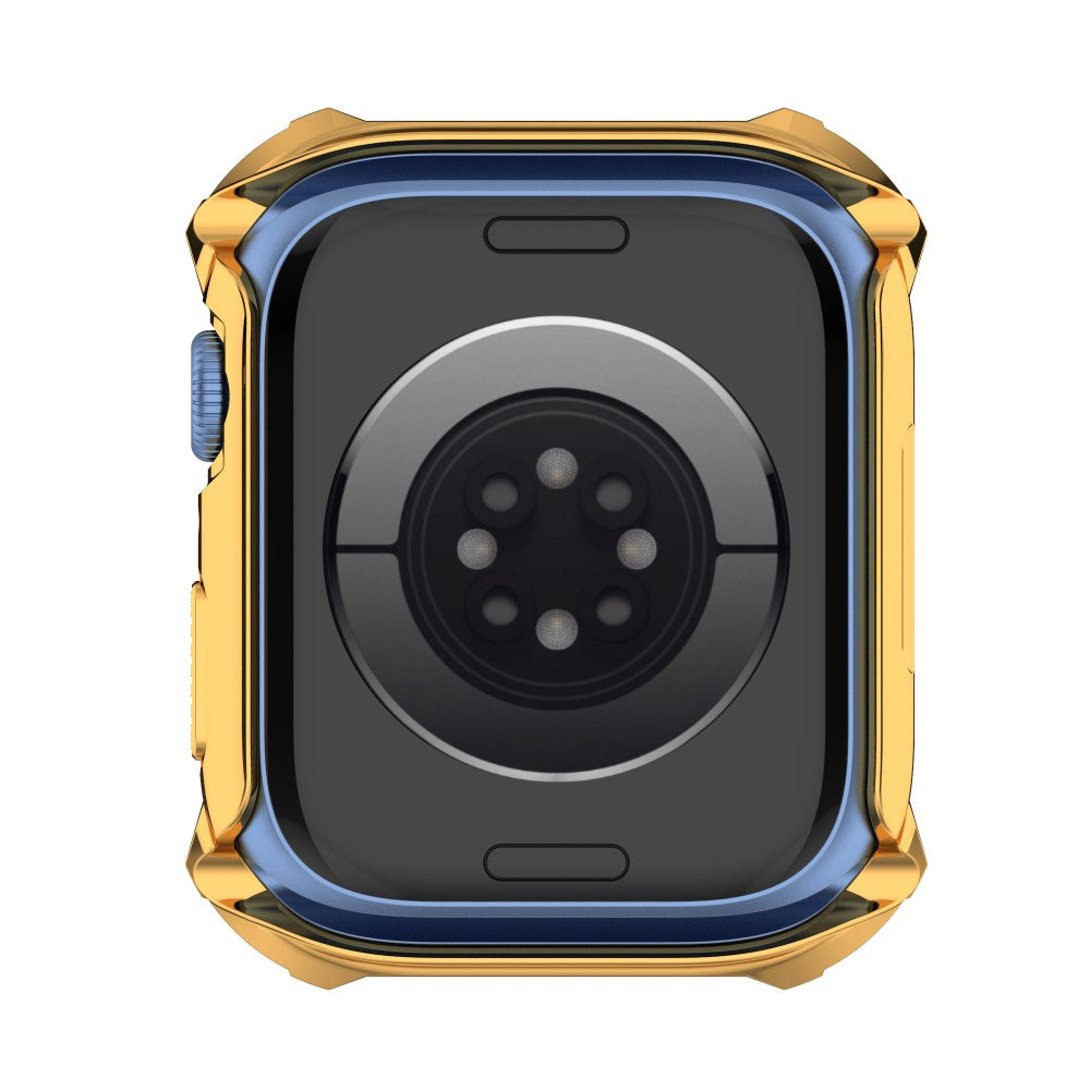 Meget Godt Apple Watch Series 7 45mm Cover med Skærmbeskytter i Rhinsten og Hærdet Glas - Guld#serie_6