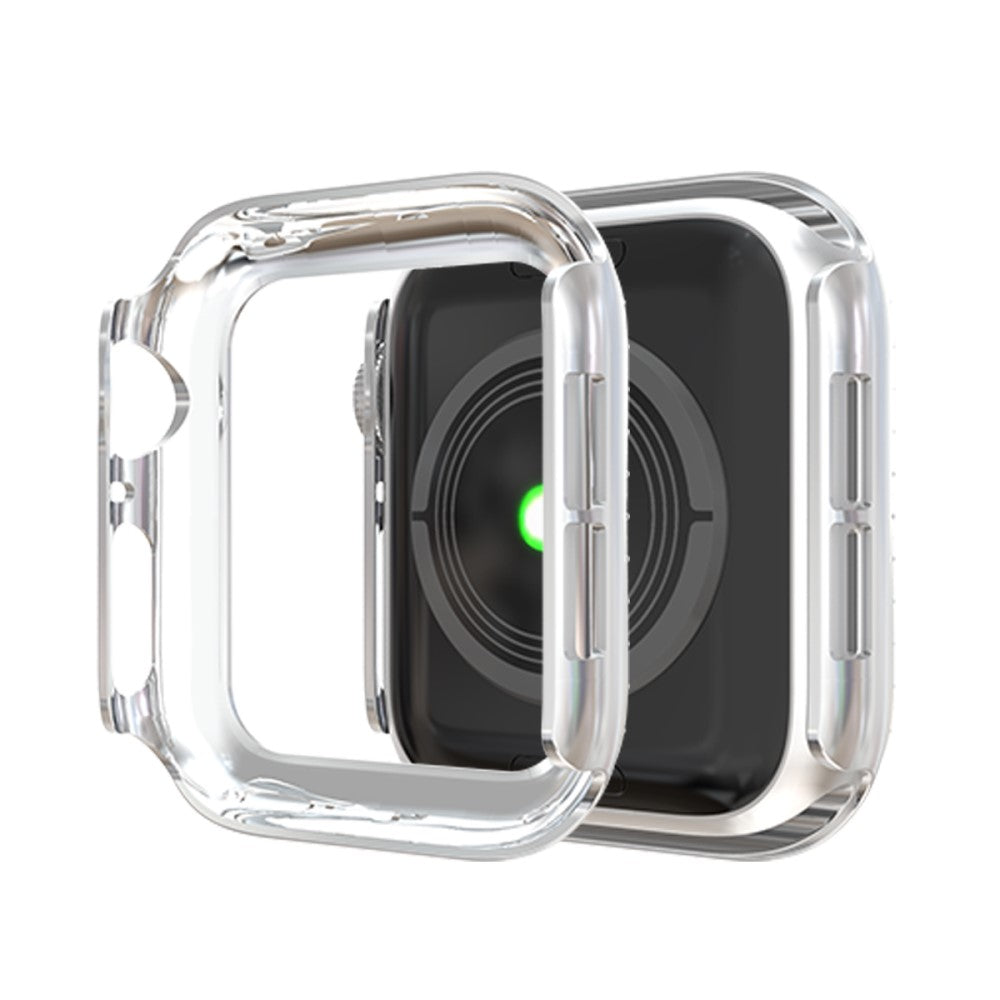 Apple Watch Series 7 45mm  Plastik og Rhinsten Bumper  - Sølv#serie_5