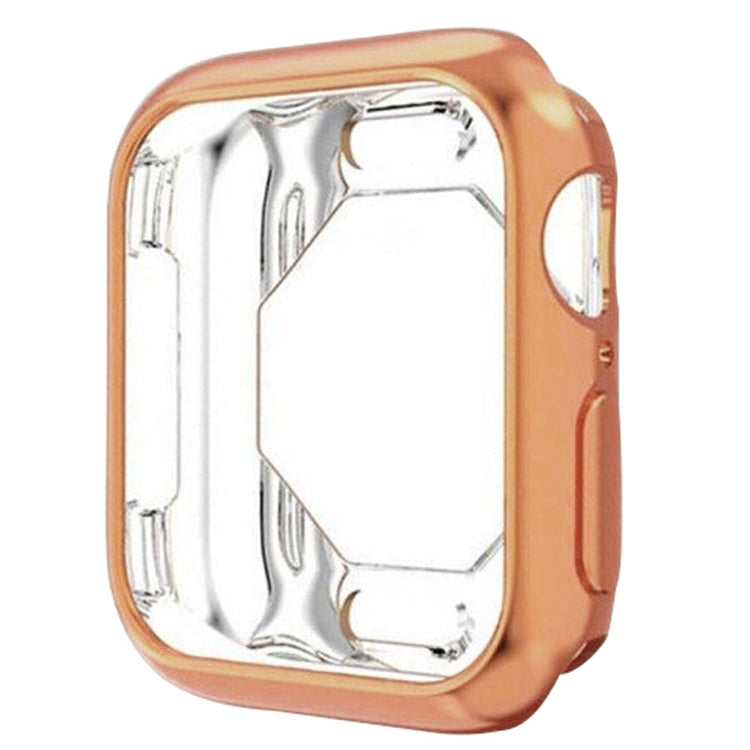 Guld Apple Watch Series 7 45mm Silikone Cover#serie_1
