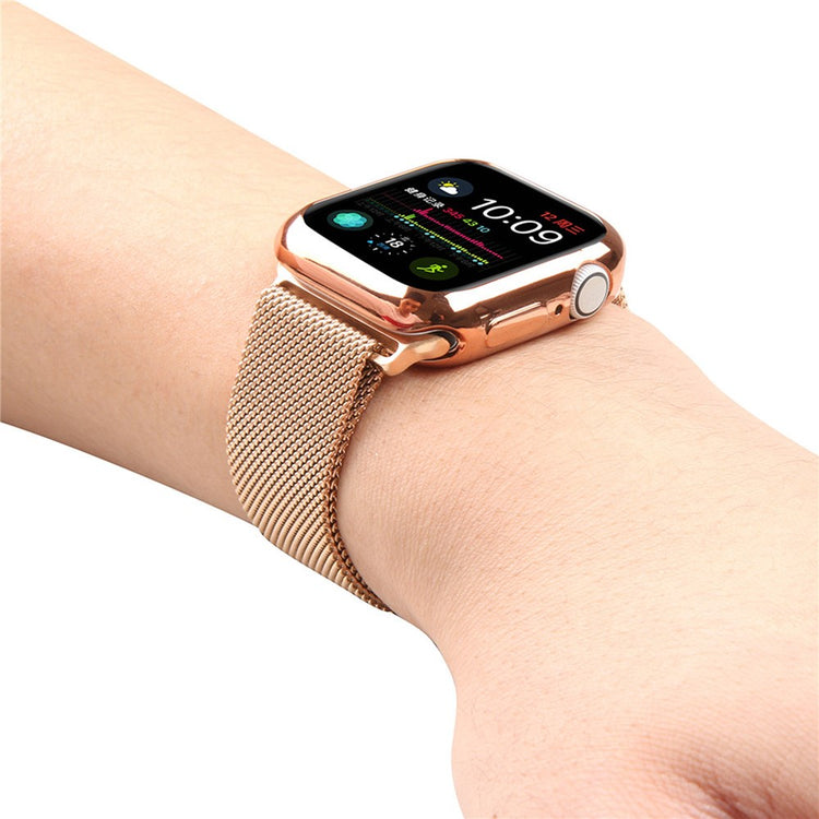 Sort Apple Watch Series 7 45mm Silikone Cover#serie_1