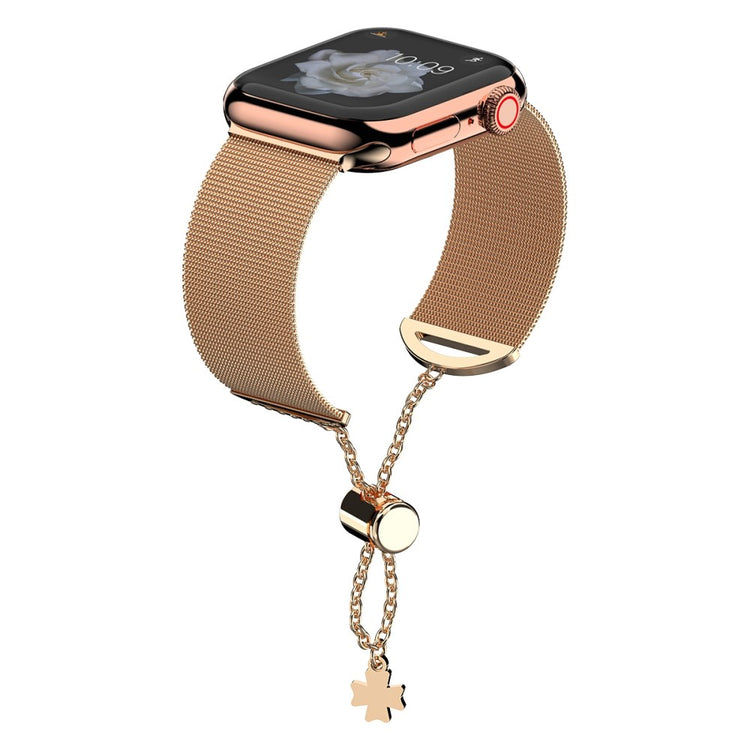 Super elegant Apple Watch Series 7 45mm Metal Rem - Pink#serie_4