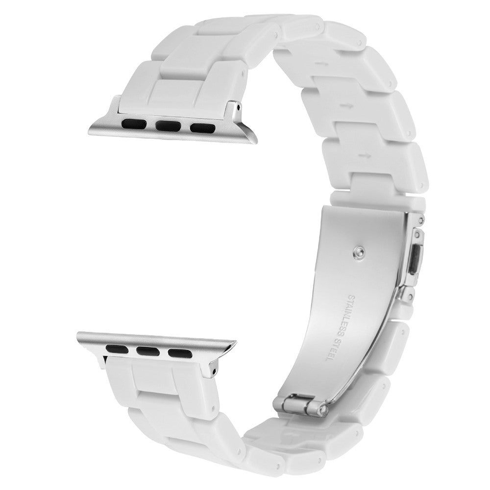Tidsløst Apple Watch Series 7 45mm  Rem - Hvid#serie_1