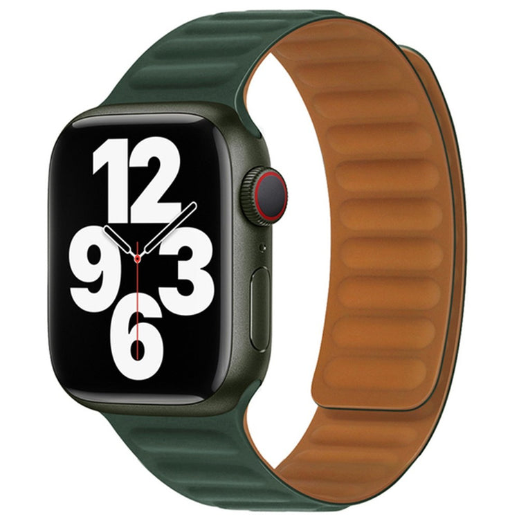 Stilren Apple Watch Series 7 45mm Silikone Rem - Grøn#serie_17
