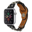 Super Sejt Kunstlæder Rem passer til Apple Watch Series 7 45mm